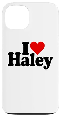 I LOVE HEART HALEY NAMEE ON A TEE �X�}�z�P�[�X iPhone 13 �p