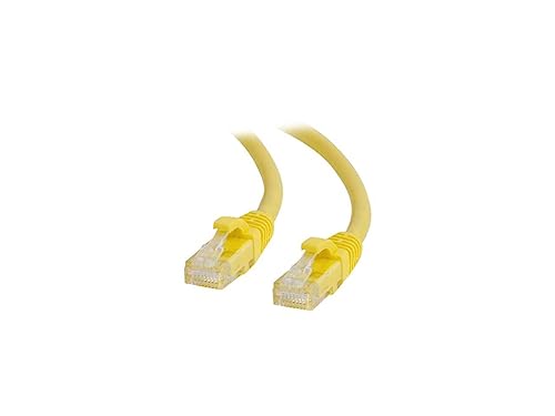 C2G 04009 Cat6 Cable - Snagless Unshielded Ethernet Network Patch Cable, Yellow (6 Feet, 1.82 Meters)