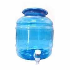 Plastic Water Dispenser Can 10 Liter, Water Dispenser for 20 Litre Bottle, Water Jar Dispenser Set of 1 (Plastic -Blue) Ali Agenc y-image-4