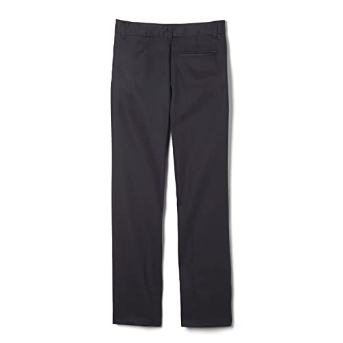 French Toast Boys' Adjustable Waist Relaxed Fit Pant (Standard & Husky), Dark Black, 14 - Image 3