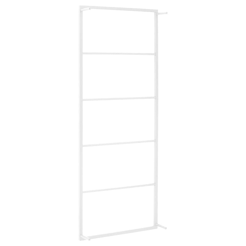 Porte-Serviettes Blanc 45x10x115 cm Acier Porte-Serviettes Blanc,336119