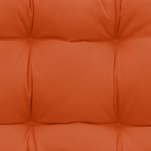Image of QILLOWAY Outdoor Bench Cushion - 51x18x4 Inch Waterproof Patio Bench Cushion, Durable Bench Cushions for Outdoor Furniture, Replacement Outdoor Bench Cushions for Garden, Deck,Orange