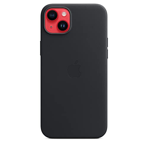 Image of Apple iPhone 14 Plus Leather Case with MagSafe - Midnight
