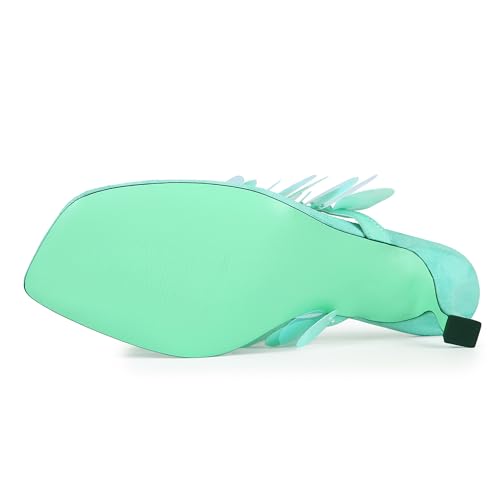 Kitten Heel Sandals for Women with Sequin Detailing Comfortable Slip on Open Toe Flip Flop Heel Thong Sandal Casual Summer Dressy Prom Shoes4