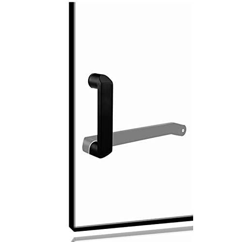 Manija de puerta de vidrio para baño en acero inoxidable tipo push-pull 2