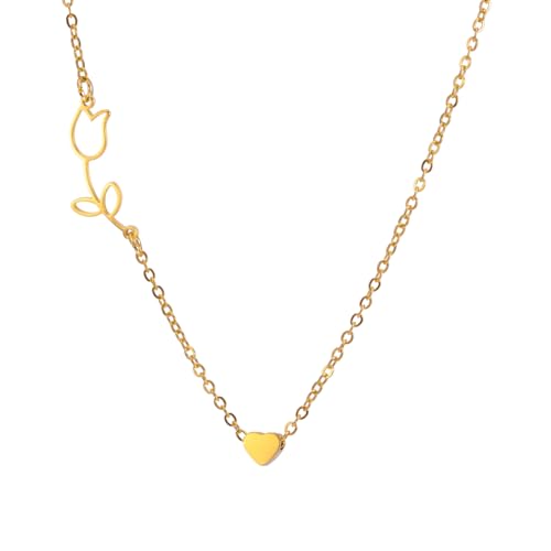 Collier de Fleurs en Argent Sterling Minimaliste | Bijoux Lily de Haute Qualité