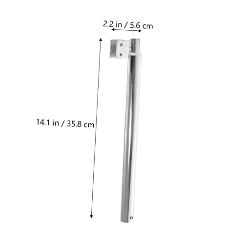 Fixation murale pour douche sans cadre | Barre de support panneau de verre rigide - 3