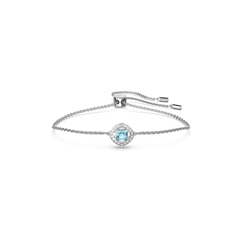 Pulsera Swarovski Angelic Square con Cristal Azul Cover