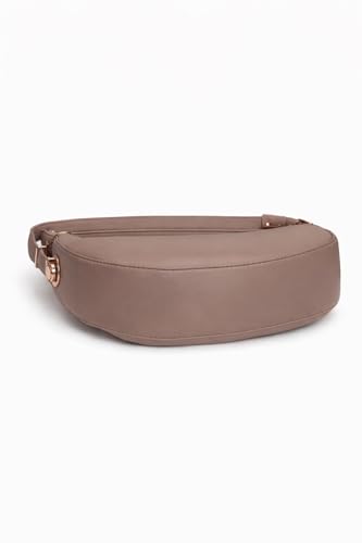 Image of Women's Shoulder & Sling Bag with Zipper Closure, Detachable Long Strap, Spacious Single Compartment Handbag for Daily & Office Use | Trendy Design