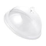 HOMOBABE アクリル製透明ラウンドフードプロテクター ケーキカバー 防塵設計 食品保存用 キッチン用