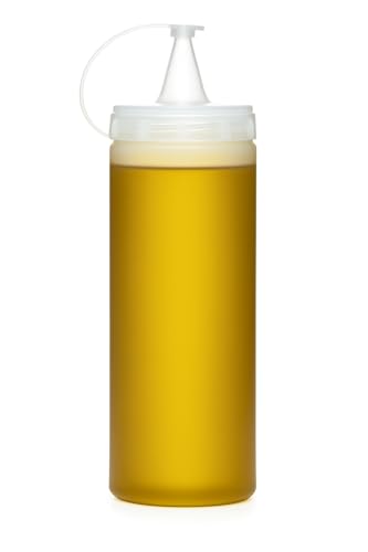 700 ml Şeffaf Yağdanlık – Sızdırmaz Kapaklı, Geniş Ağızlı, Sos ve Sirke için Dökme Şişesi