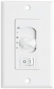 Maxim Lighting FCT88801WT Accessory - AC Wall Control Light Dimming and Fan Control