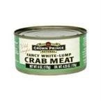 CROWN PRINCE: Fancy White Crab Meat, 6 oz