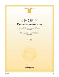 Fantaisie-Impromptu Ut dièse mineur: op. 66 (posth.). piano.      Sheet music – January 1, 2000