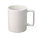 Tasses À Café Mug Tasse À Café en Céramique Brillante, Tasse À Thé Blanche pour Le Bureau Et La Maison 11 Oz, Convient Au Lave-Vaisselle Et Au Micro-Ondes 1 Paquet De Tasse À Eau Blanche