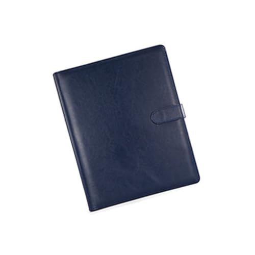 クリップボードドキュメント主催者のレザーカンファレンスフォルダーケースレターサイズレザークリップボード4リングバインダーフォルダー女性用プロフェッショナルフォルダー