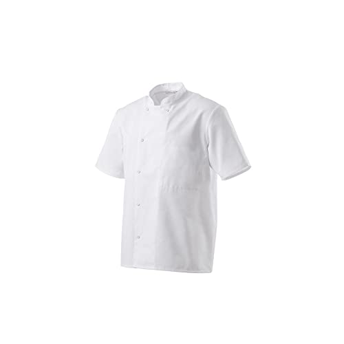 ROBUR Veste de Cuisine Mixte Manches Courtes INOX