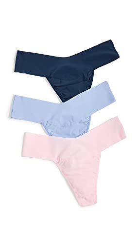 Image of hanky panky - BreatheSoft Natural Rise Thongs for Women | Comfortable Everyday Lingerie Panties | Sizes (XS-XL) | 3 pack