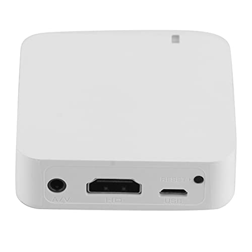 Tangxi AV + HDMI Screen Box Airplay, pour Android/iOS Cellphone Carplay Converter Box, DDR3 1GBit Car WiFi Display Box Miracast Airplay, supporte l'écran de Partage pour téléphone Portable, Tablette