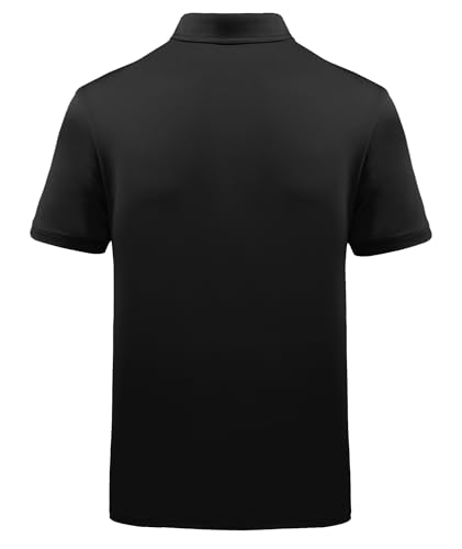 Image of ZITY Mens Golf Shirt Short Sleeve Athletic Casual Work Collared Polo Tshirt