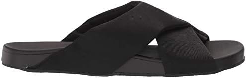 Rocket Dog Women's EDO EPPS Tropical Print Slide Sandal, Black, 6 | Image 5