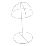 Cabilock Metall Hutständer Groß Stabil Hut Organizer Baseball Cap Display Rack für Kleidungsgeschäft und Zuhause mit Robustem Eisen Multifunktional Bruchfest Minimalistisches Design Weiß