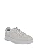 Guess Men's Wulfred Sneaker, White/Silver Logo Multi 140, 11.5