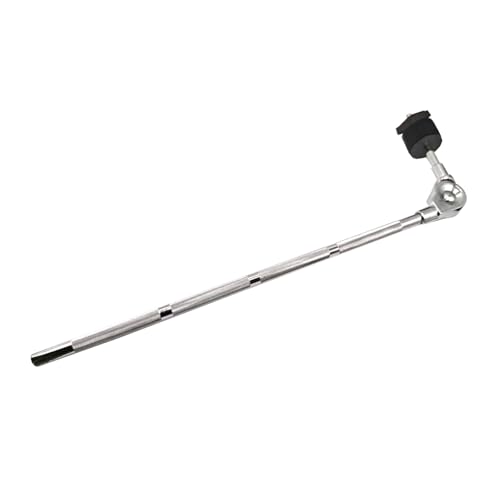 Soporte de brazo para platillo metálico ajustable, extensión larga para brazo de platillo, soporte de montaje para accesorios de batería miniatura 4