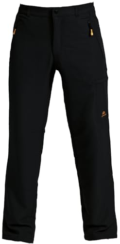 NORDCAP Damen Thermohose, Funktionelle Sporthose in Anthrazit, Wasserabweisende, atmungsaktive Wanderhose, Lange Freizeithose, Gr. 38