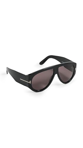 Tom Ford Womens Bronson Sunglasses Shiny Black One Size