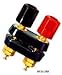 Superior Electric Binding Post, 30A, 8-32, Stud Black/red - BP30-2BR-B PKG