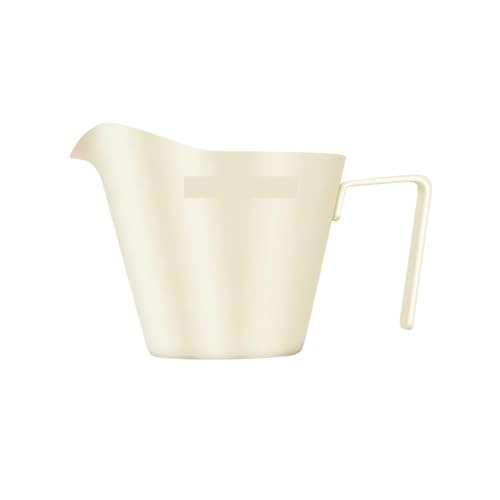 Taza medidora de café expreso de 2 uds, taza de café expreso de acero inoxidable, tazas de salsa con mango for postres de salsa de carne y café(Beige)