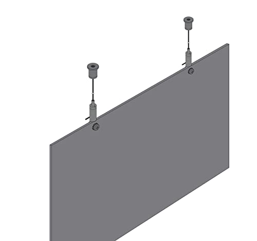 Image of STAS suspension set with panel hanger (10 mm) and ceiling mount (Pack of 2x)
