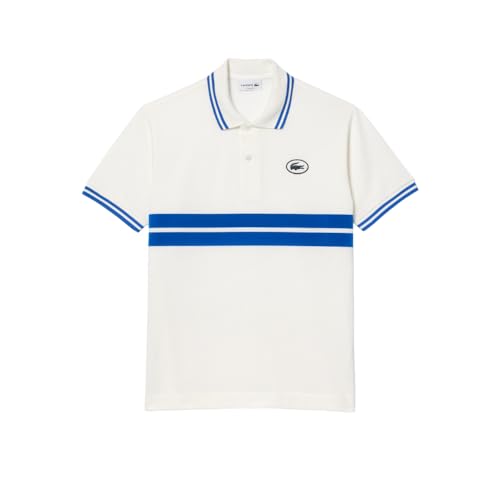 Lacoste Men's Short Sleeve Classic Fit Polo W/Stripes2