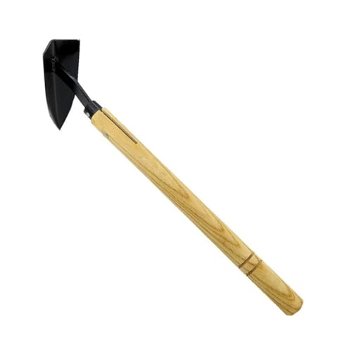 Azada de mano con mango de madera para jardín miniatura 1