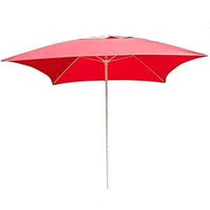 Parasol Strandparasol Parasol Parasol Tuinparasols 6.6Ft / 2m Vierkante Patio Tuintafelparaplu, Perfect voor Outdoor…