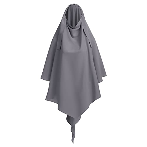 Khimar Hijab for Women Muslim Islamic Chiffon Abaya Hijab Scarf Wrap Niqab Burqa Ramadan Eid Prayer Clothes3