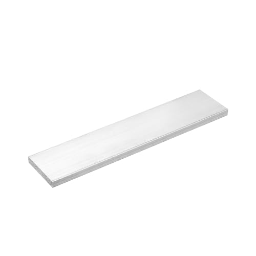 Image of uxcell Square Aluminum Flat Bar, 5 /16 inch Thick 2 inch Width 10 inch Length Square Aluminum Bar 6061 Aluminum Flat Plate, 8 x 50 x 254mm T6511 Solid New Mill Stock for Industrial Building