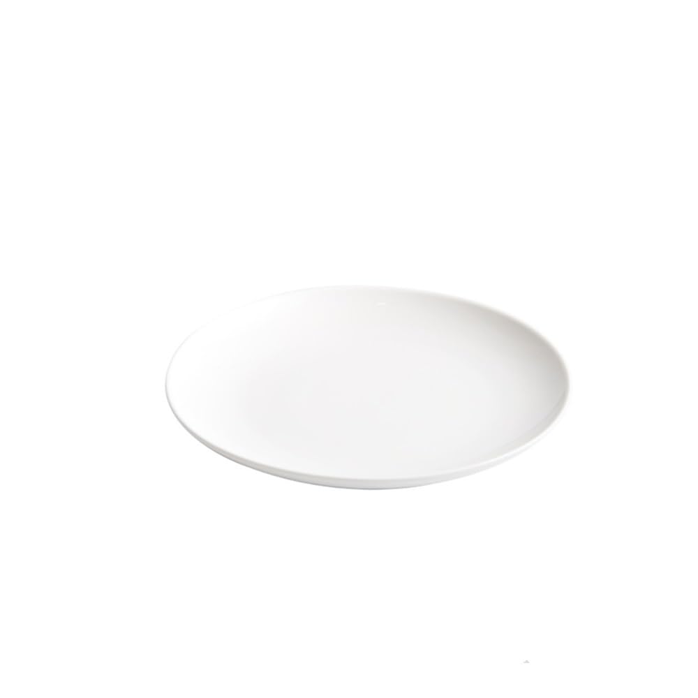 Talerze Obiadowe Białe ceramiczne talerze obiadowe, okrągłe talerze śniadaniowe i deserowe do steków(8inch)