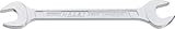 HAZET 450N-14X15 DOPPELMAULSCHLUESSEL Material: Chrom-Vanadium Oberfläche: verchromt Länge mm: 187.8 Schlüsselweite s1 mm: 14 mm Schlüsselweite s2 mm: 15 mm Kopfstärke a mm: 5.7 mm Norm: DIN 3110, ISO 10102