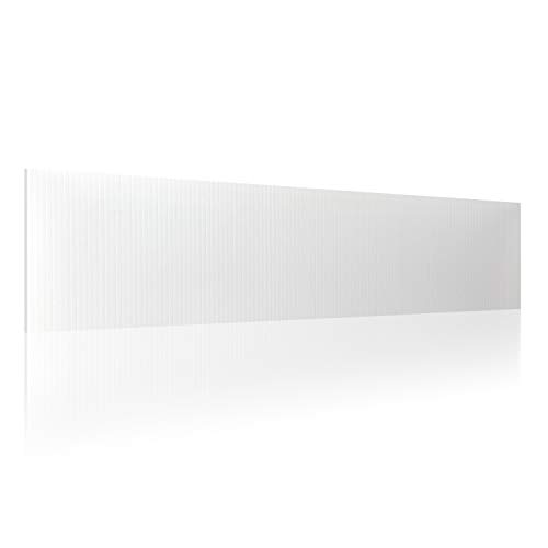 VSE | 6x24 Inxh Blank Lawn Sign Riders/Sign Toppers | Includes 6x12 Inch H-Stakes | Add to The Top of an Existing Lawn Sign for Greater Visibility and Added Customization (12 pc)