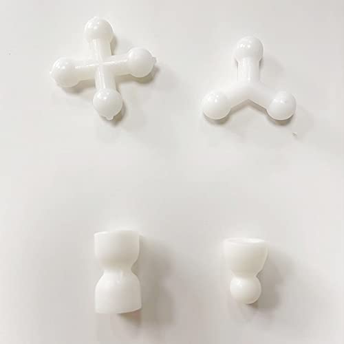 YJIUYUANQ (Dia.12mm) Jeton Ball Socket Flexible Armature,Chest Connectors Flex Ball Socket Kit,4 Styles