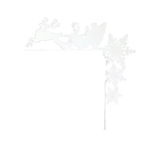 Christmas Door Frame Decoration Metal Corner Sign Creative Christmas Wall Decors Metal Door Frame Sign For Homes &