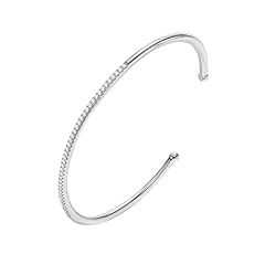 14K White Gold Plating - Moissanite