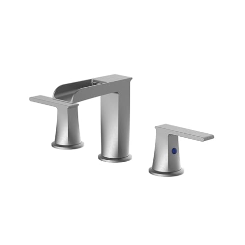 Mitigeur de lavabo cascade à 3 trous en laiton pour salle de bain