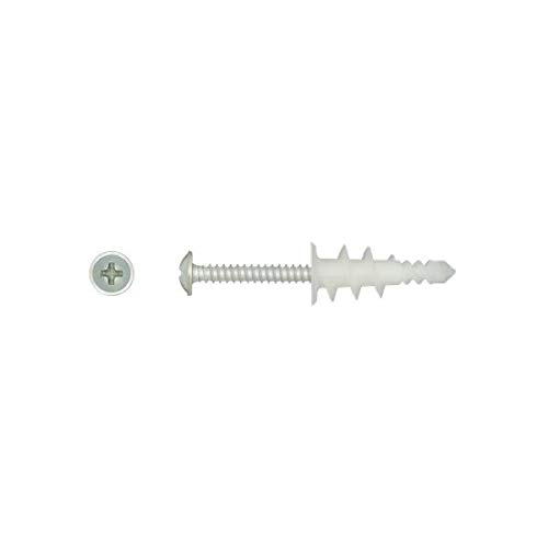40 Premium Nylon Plastic Self Drilling Drywall Anchors with Screws | Up to 75 Lbs (SNG952)