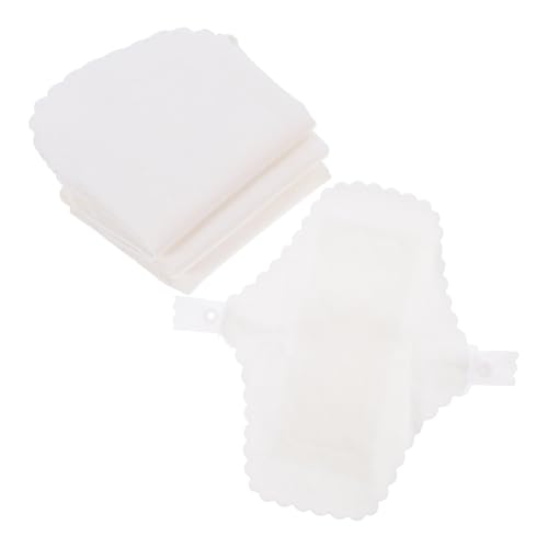 ZUNOXAZ 4 Compresas Menstruales Reutilizables y Lavables 18 Cm Cierre De Botón, Absorbentes y Transpirables, Capa Para Uso Posparto y Diario