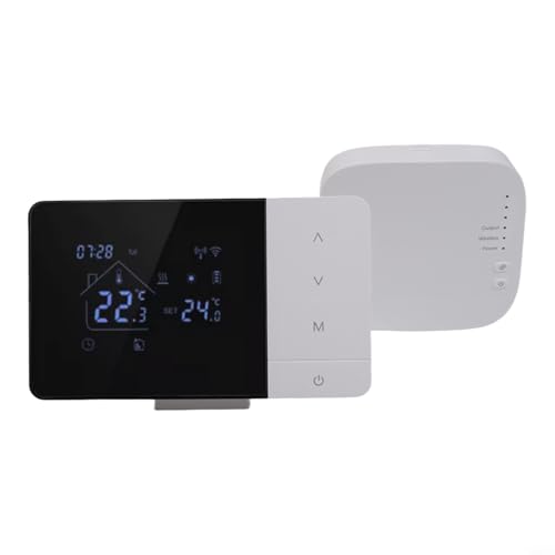 Thermostat de chaudière sans fil Tuya programmable avec écran LED - 5