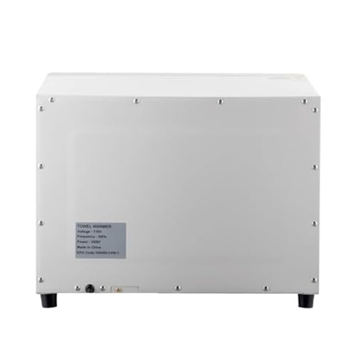 Gabinete calefactor de toallas de estética blanco con chasis de ABS 5