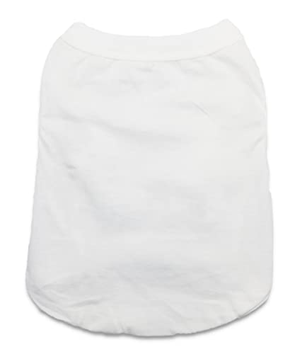 6 Pack Yorkie Clothes Plain Extra Small Dog T Shirt 100% Cotton Solid Xs Puppy Clothes Blank Chihuahua Clothes Girl Puppy Tshirt For Boy Dogs Shirts Pet T-Shirt For Small Dogs Cats #TOP4